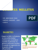 Diabetes Mellitus: - DR Jairo Navas Silva - Medico - Docente Udes - 2019-A