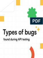 Types of Bugs: Found During API Testing