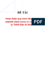 Đề Tài Hoàn Thiện Quy Trình Bán Lẻ Trên Website Www.cucre.vn Của Công Ty TNHH Bán Lẻ Nhanh