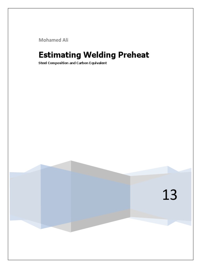 Welding Preheating | PDF | Steel | Construction