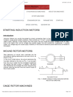 Electrical Machines - Induction Machines - Starting