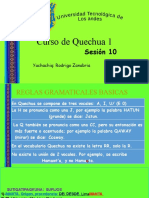 Curso de Quechua 1: Sesión 10