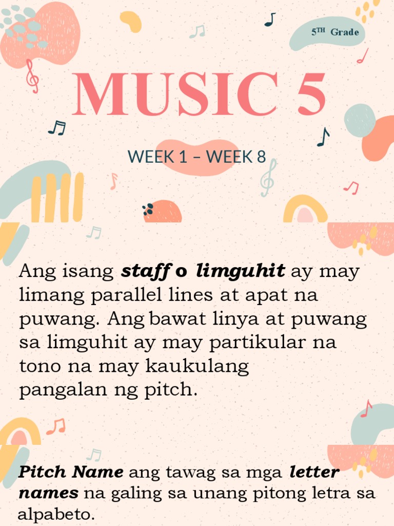 Music 5 - Q2 - W1-8 | PDF