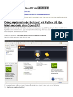 Cac Bai Viet Lap Trinh Open ERP of Mokepigu