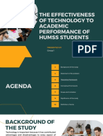 The Effectiveness of Technology on Academic Performance of HUMSS Students