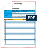 Cuaderno de Campo Lista de Cotejo