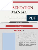 Presentation: Maniac