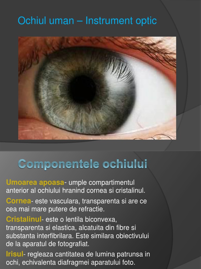 Ochiul Uman - Instrument Optic | PDF