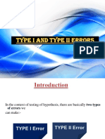 Types of Errors in Hypothesis Testing