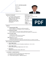 Resume Gonzales