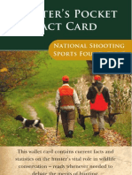 NSSF Hunter Facts Card