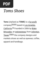 Toms Shoes - Wikipedia