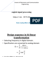 Digital Signal Processing: Subject Code - ECN-312