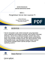Sesi 1 Pengelolaan Server Dan Layanan TI: Materi Pengayaaan Msim4308 Administrasi Server
