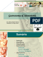 Gastrostomia e Jejunostomia