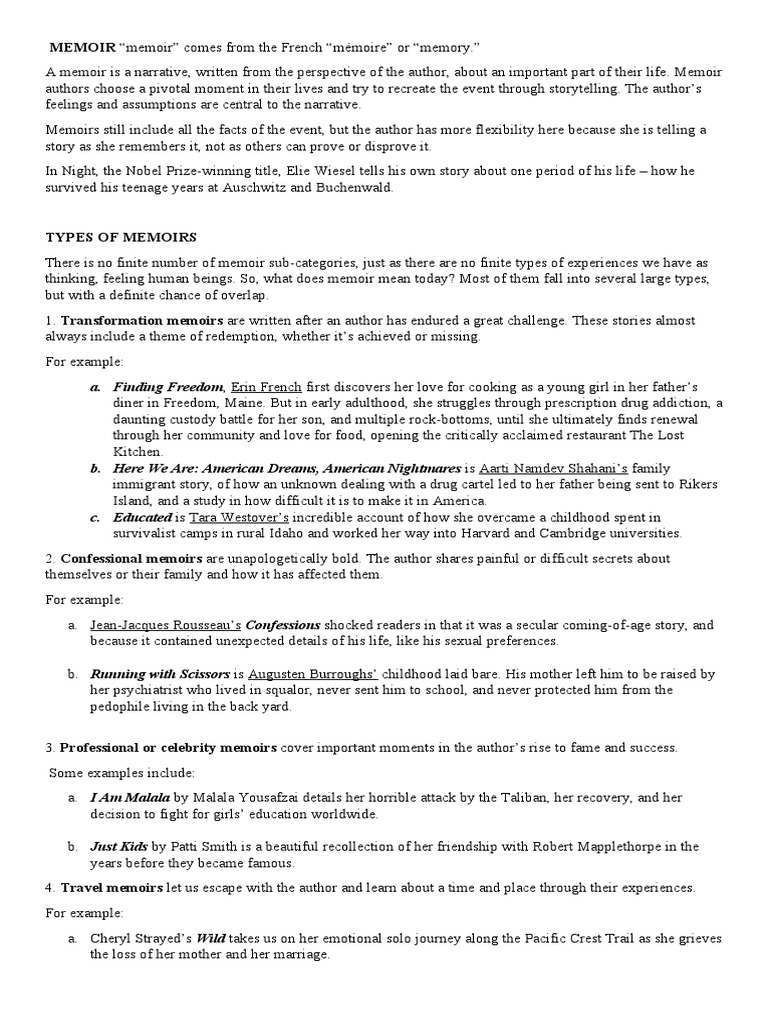 MEMOIR Lesson | PDF | Social Science | History