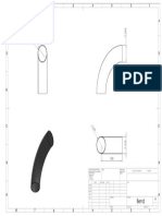 Bend diagram engineering drawing