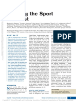 Defining The Sport Scientist: Address Correspondence To Ben Gleason