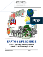 Earth & Life Science: Department of Education
