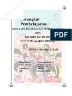 RPP Kelas 6 Tema 4 - Gobalisasi - K13 Edisi Revisi 2018