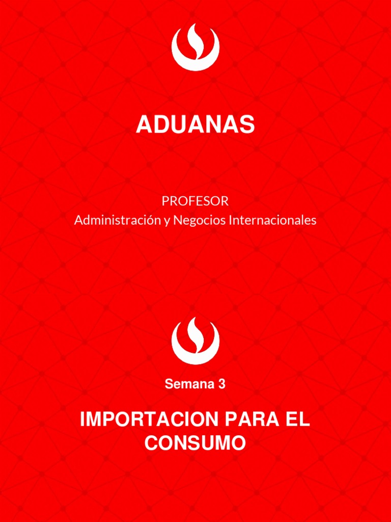 Aduanas Administración Y Negocios Internacionales Profesor Pdf