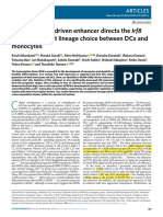 A Runx-Cbf Β-Driven Enhancer Directs The Irf8 Dose-Dependent Lineage Choice Between Dcs And Monocytes