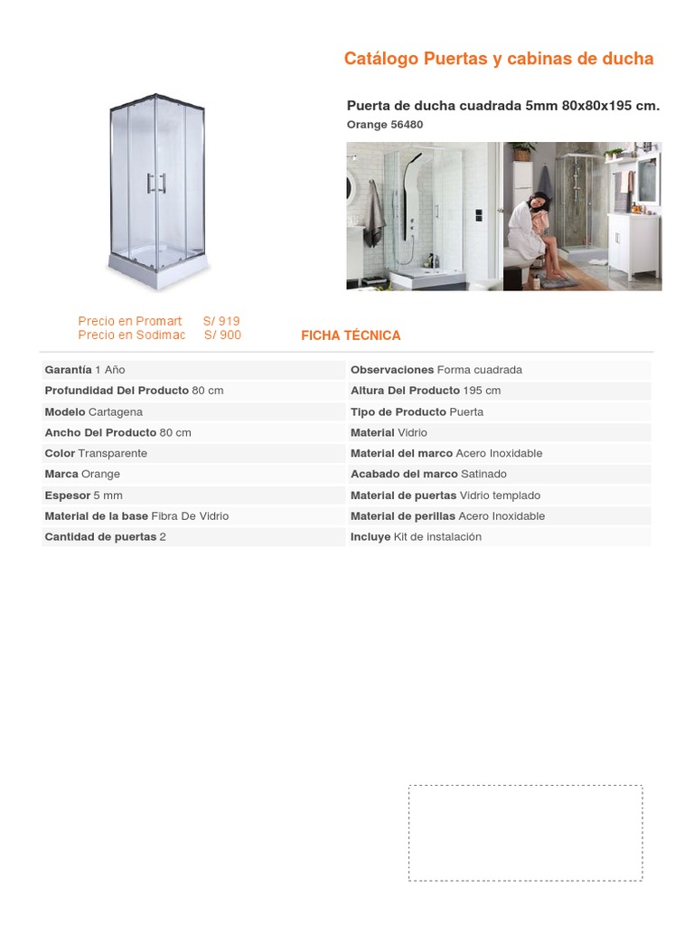 Cabina para Duchas | PDF, image size:768x1024
