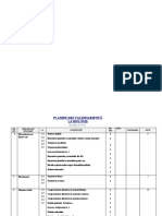 PLANIFICARE Biologie 2018-2019