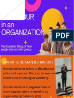 Human Behaviour MAED