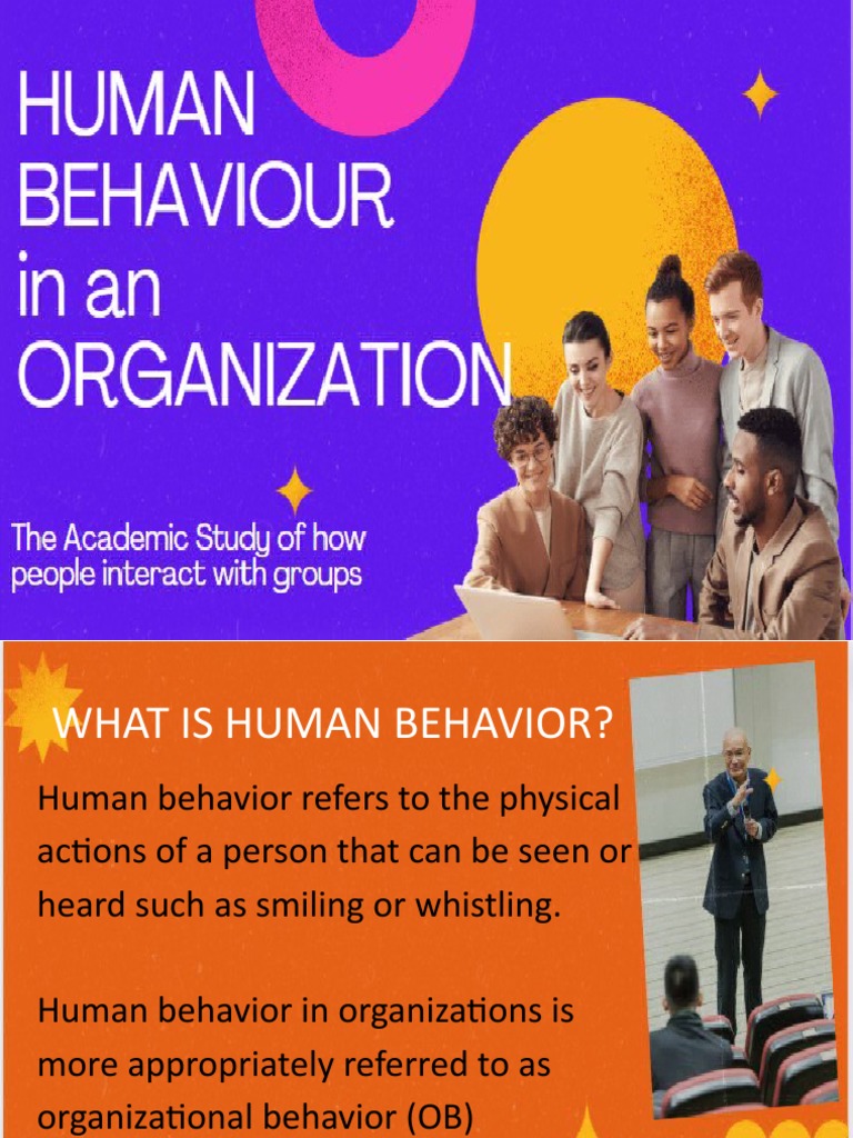 Understanding Human Behavior in Organizations | PDF | Career & Growth