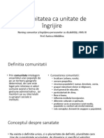 Unitatea Ca Unitate de Îngrijire