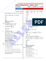 0604 Mathematics Paper With Sol Evening