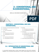 Chapter 2: Conventional and Non-Conventional: Dma1112: Machining Technology