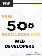 Free 500 Resources For Web Developers