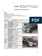 High Speed Ev New Car Quotation: Model Specification Picture