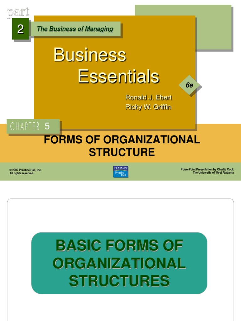 Chapter 5 - Forms of Organizational Structure-1 | PDF | Organizational