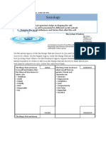 Sociology: Testing The Water