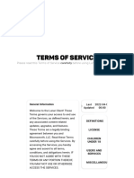 Terms of Service Terms of Service