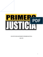 Estatutos del Movimiento Primero Justicia