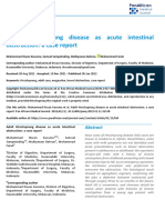 Article: Adult Hirschsprung Disease As Acute Intestinal Obstruction: A Case Report