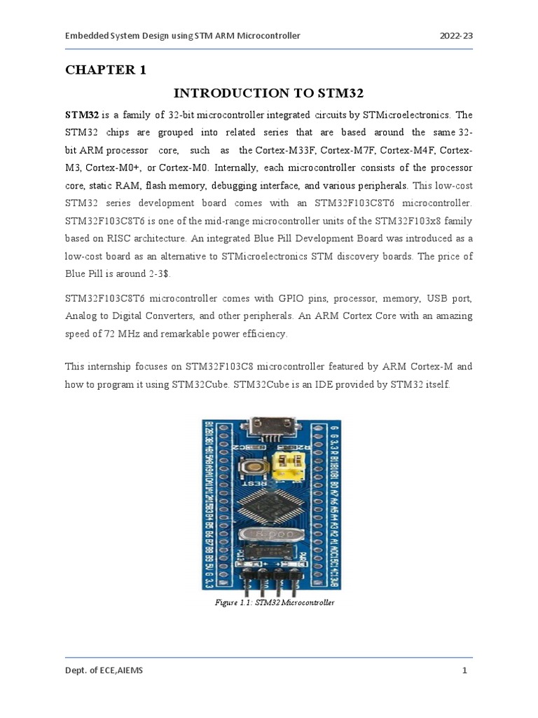 STM32 Microcontroller Light Sensor Project | PDF | Teaching Methods ...