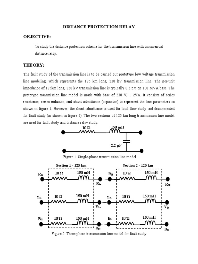 Distance Protection Relay Study Guide | PDF | Electric Power ...