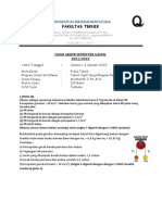 SOAL UAS FISIKA DASAR I TEKNIK Industri Reguler Pagi