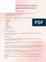 Clasificacion de Los Talleres de Mantenimiento Aeronautico