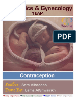 Contraception: Sara Alhaddab Lama Alshwairikh