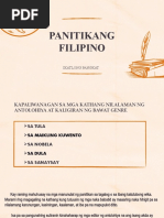 Ibat Ibang Uri NG Wikang Filpino | PDF