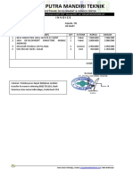 Cv. Putra Mandiri Teknik: Invoice