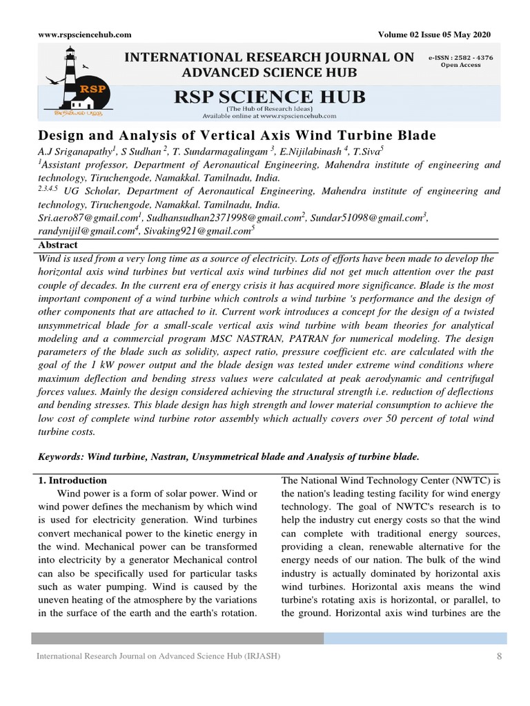 Wind Pdf Wind Power Wind Turbine