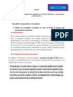 Historia del pensamiento económico y evolución de la economía capitalista