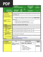Lesson Plan Day 1 sTRUCTURES AND pARTS OF A VOLCANO